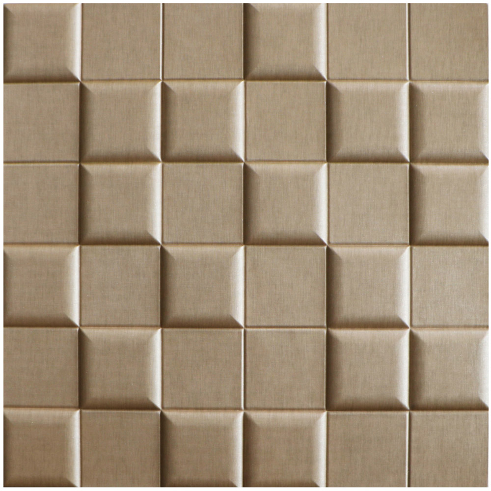 Britwall Cube Artistic Realm 3D PU Leather Wall Panel 600 x 600mm 4 Pack Image 3