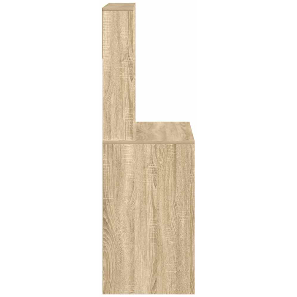 vidaXL 6 Shelf Modern Desk Sonoma Oak Image 5