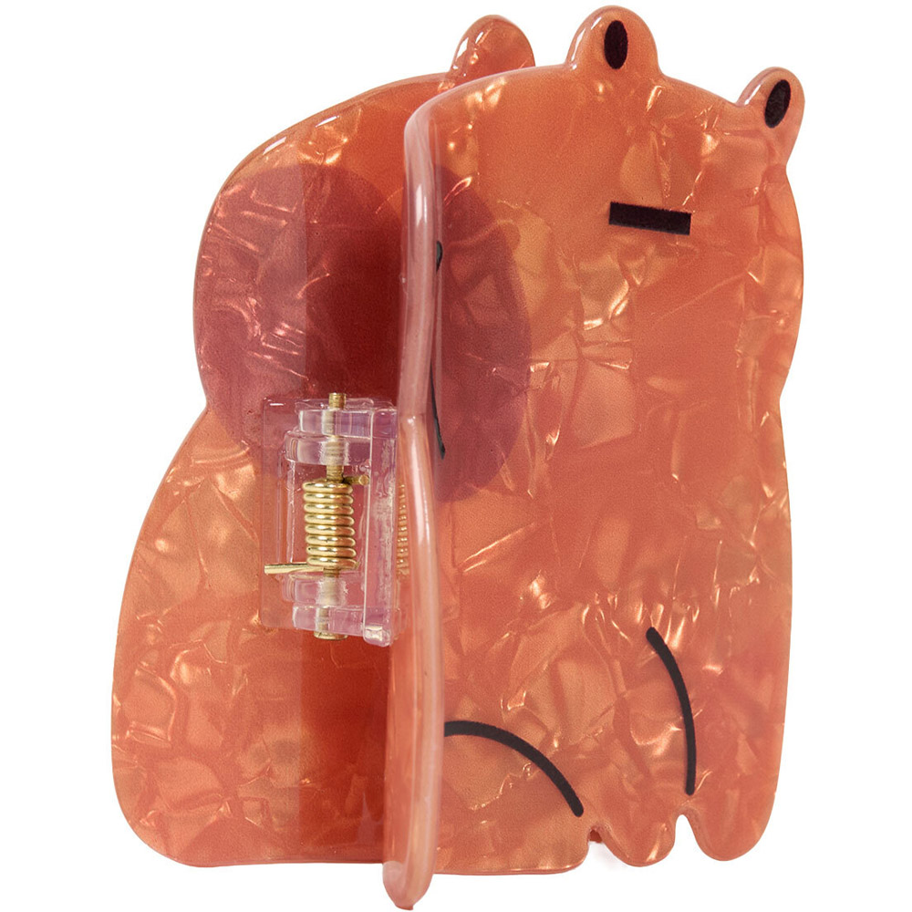Capybara Collection Claw Clip Brown Image 2