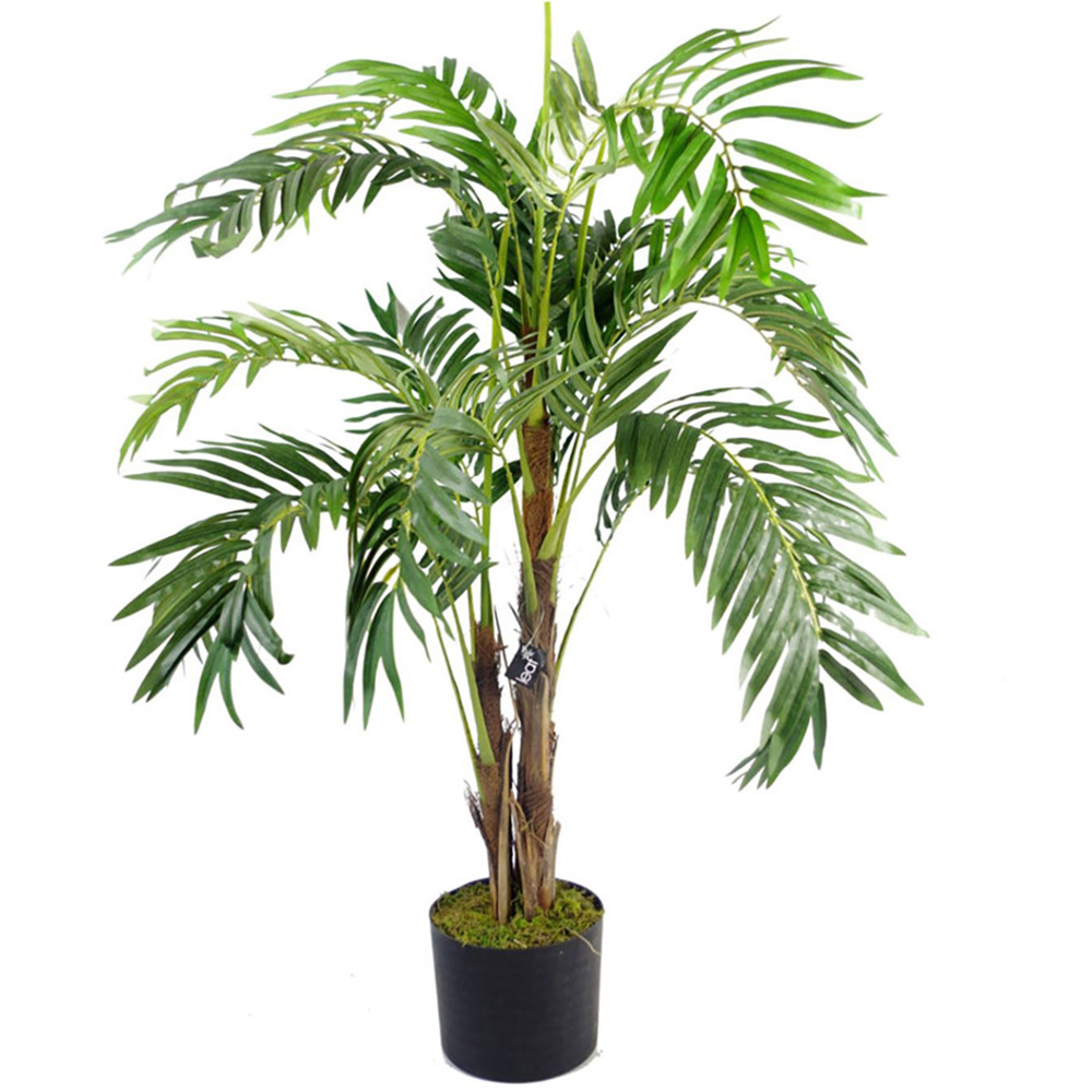 Leaf Natural Realistic Artificial Palm Tree 3.9ft Image 1