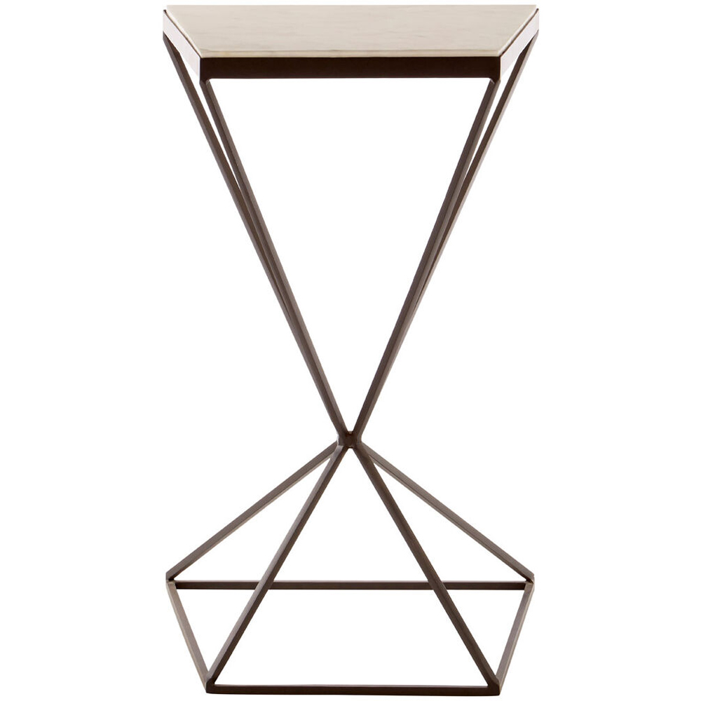 Premier Housewares Shalimar Trapezoid Side Table Image 2