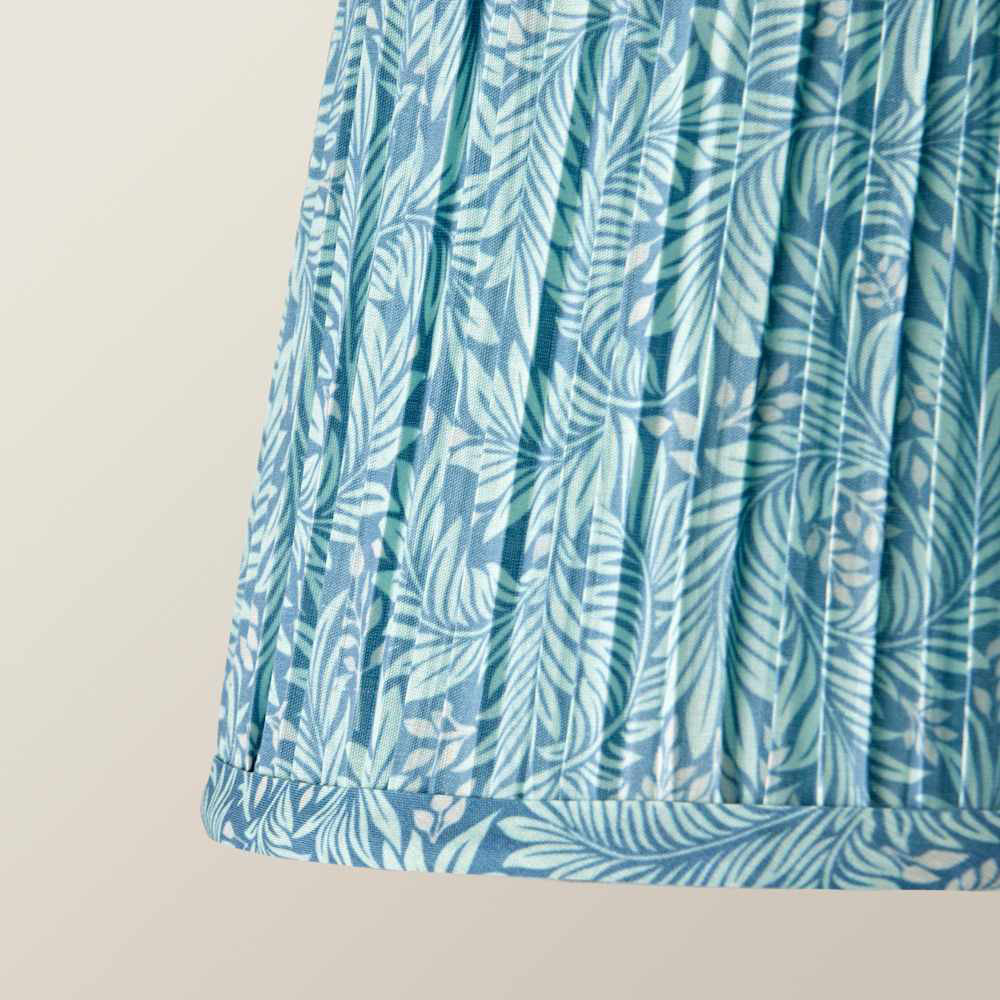 ValueLights Alba Tapered Leaf Pleated Small Ceiling Lamp Shade Image 5