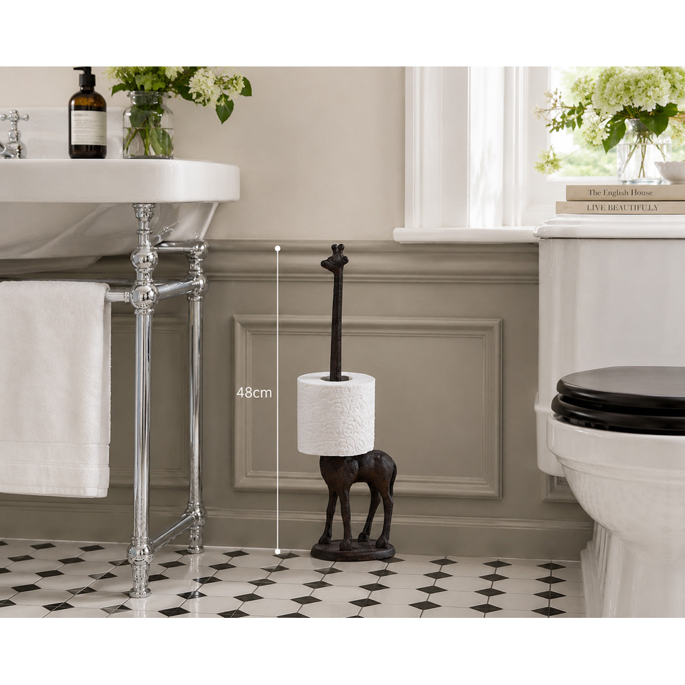 Avilo Giraffe Toilet Paper Roll Holder Image 5