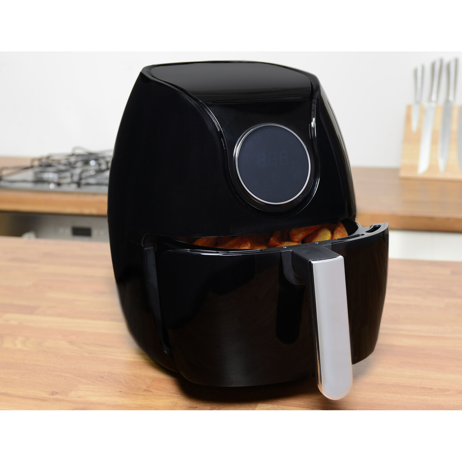 Black 5L Digital Air Fryer 1500W Image 3