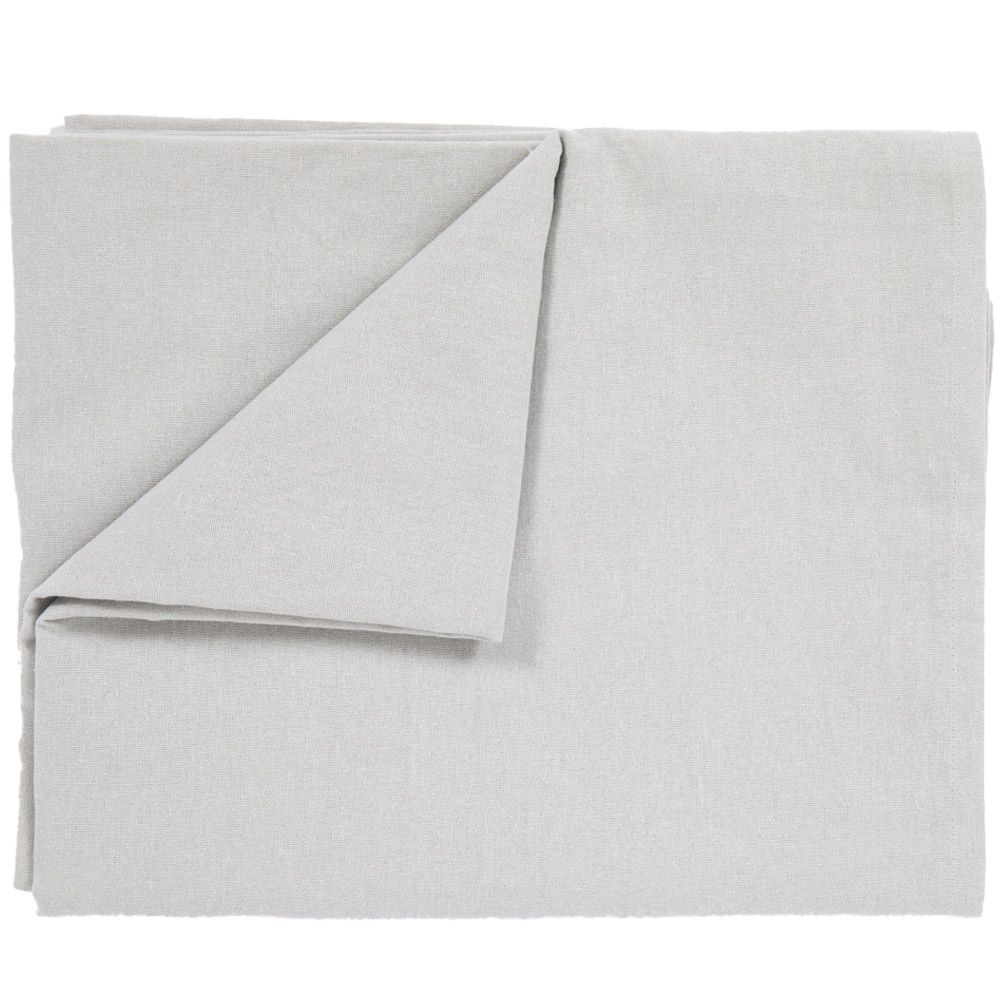 AVON Grey Cotton Tablecloth 140 x 240cm Image