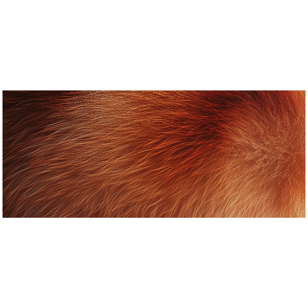 Warren Reed Designer Red Panda Fur Print Bathroom Splashback 25 x 60cm Image 2