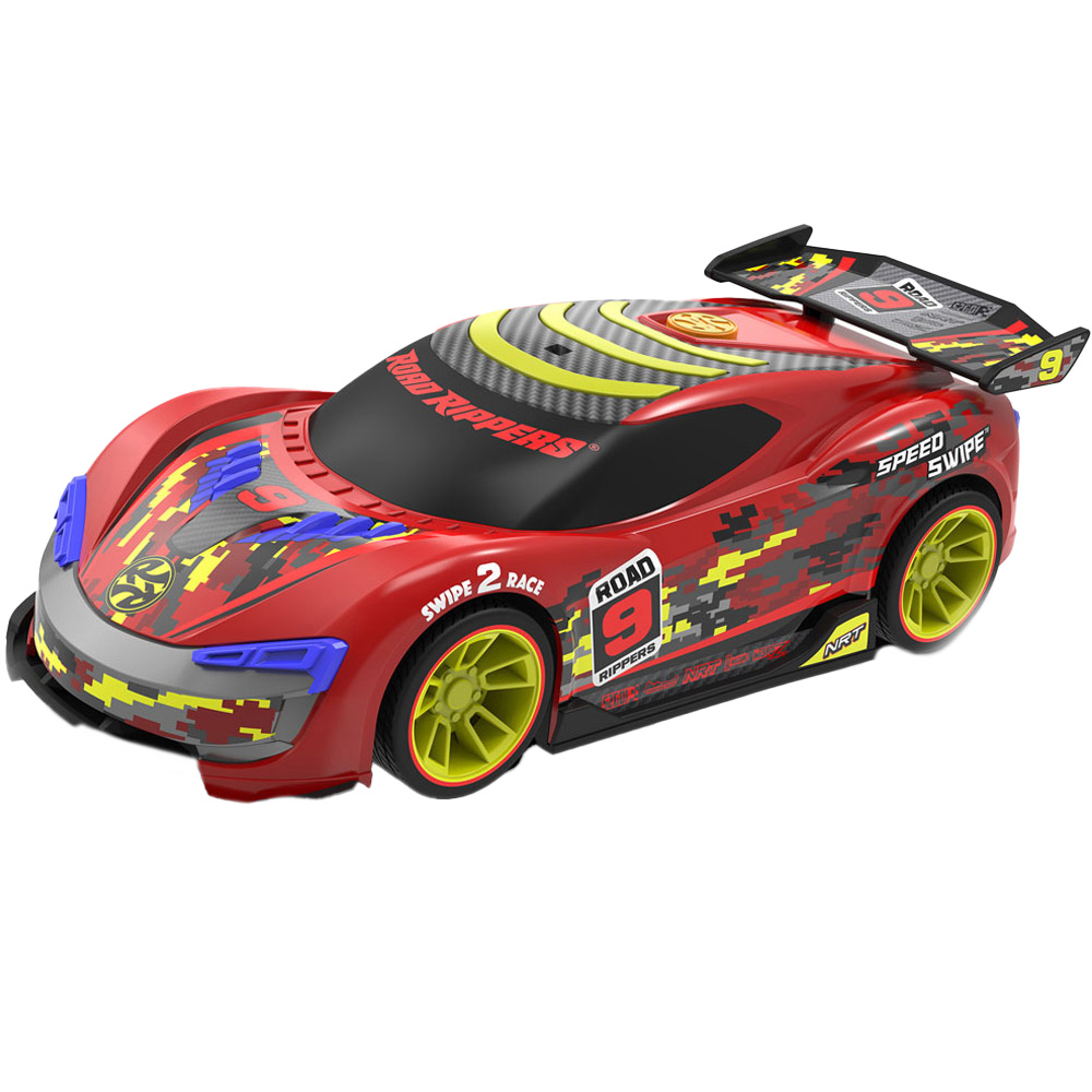 Nikko Road Rippers Speed Swipe Digital Red Race Car Image 1