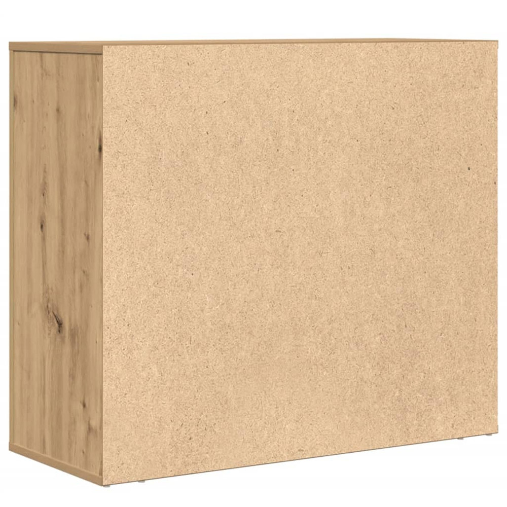 vidaXL 3 Drawer Artisan Oak Large Sideboard Image 7