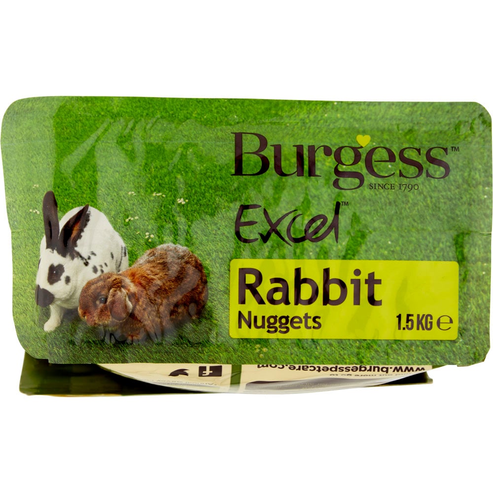 Burgess Excel Adult Rabbit Nuggets with Mint 1.5kg Image 3