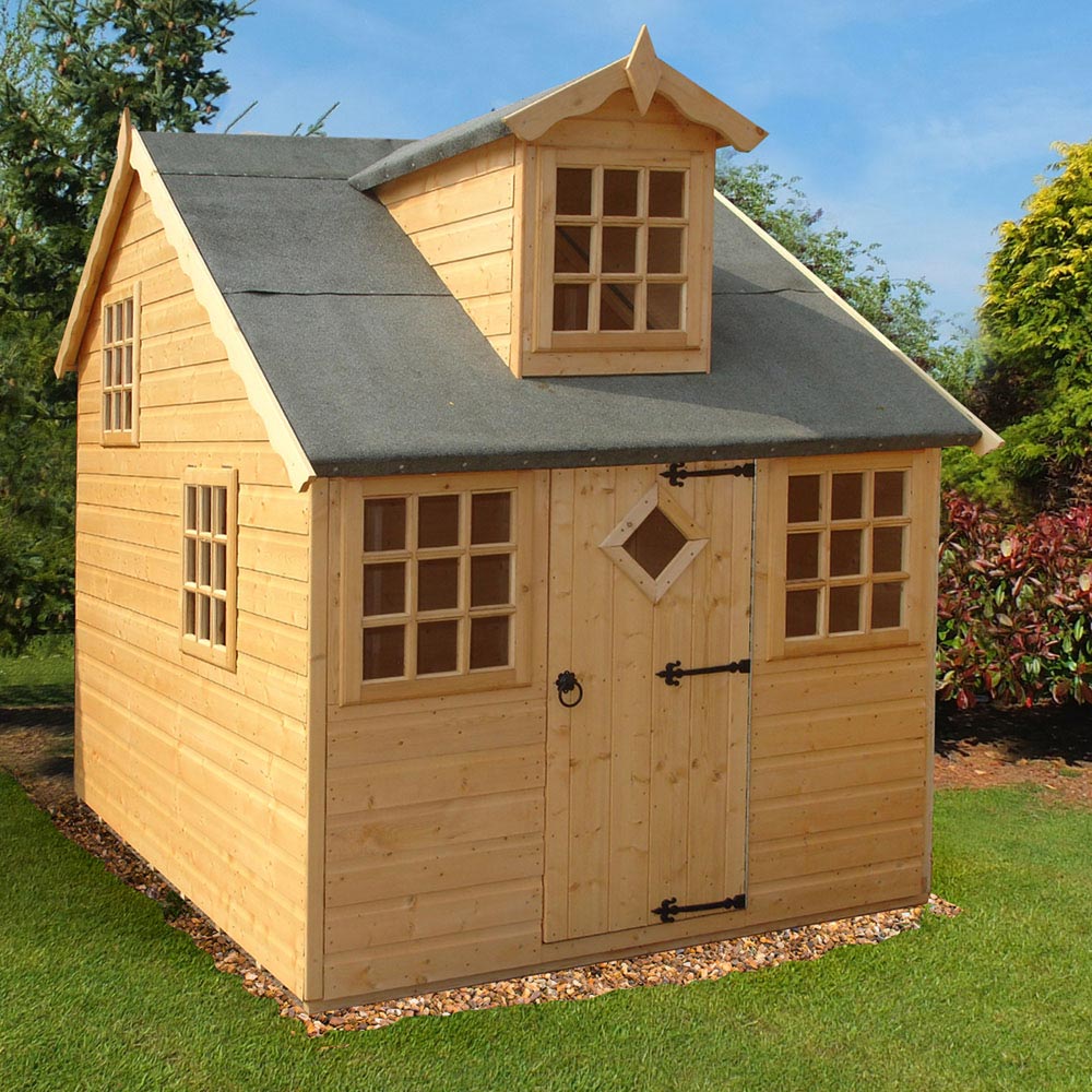 Shire Cottage Shiplap Playhouse 8 x 6ft Image 2