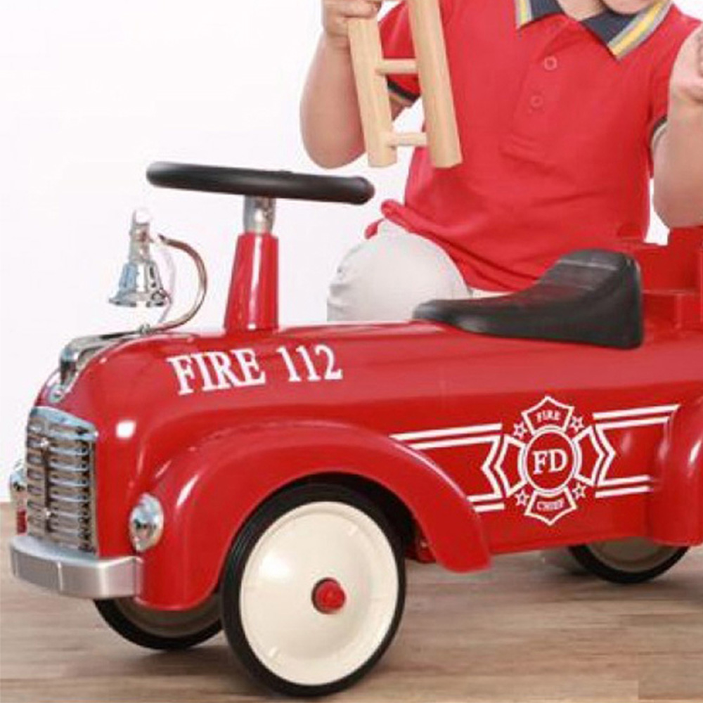 Robbie Toys Goki Ride-on Vehicle Metal Fire Engine Image 7
