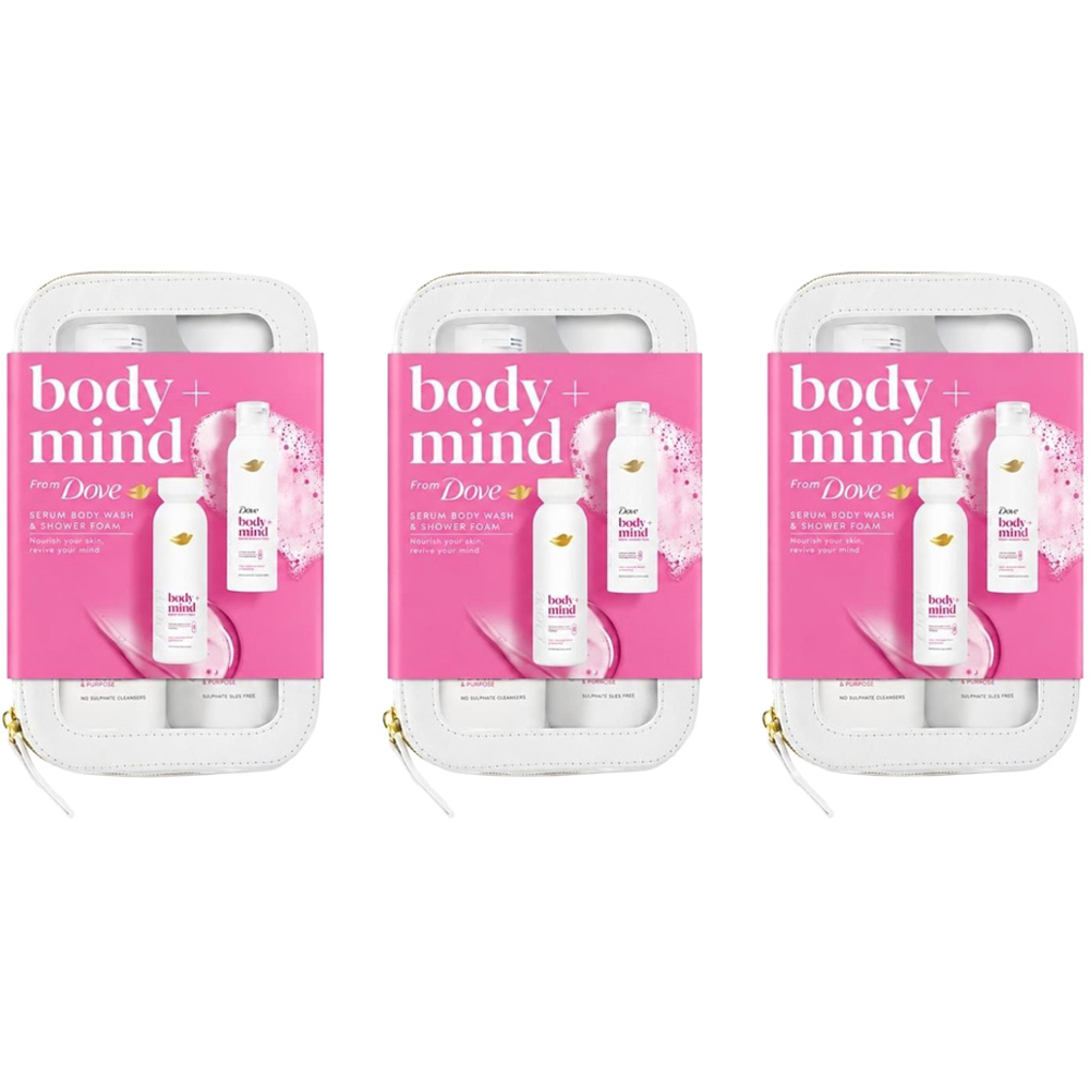 Dove Body and Mind Essentials Gift Set 2 Piece 3 Pack Image 1