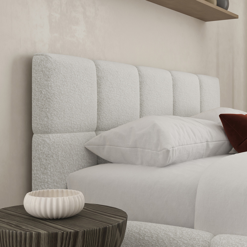 DS Living Ovella Super King Size Dove Cubed Bed Frame Image 2