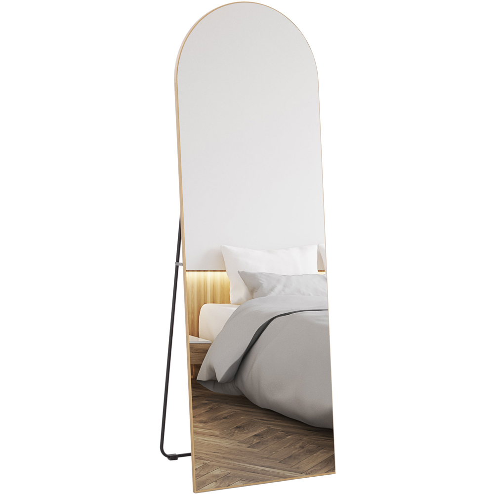Portland Gold Tone Full Length Mirror 50 x 150cm Image 1