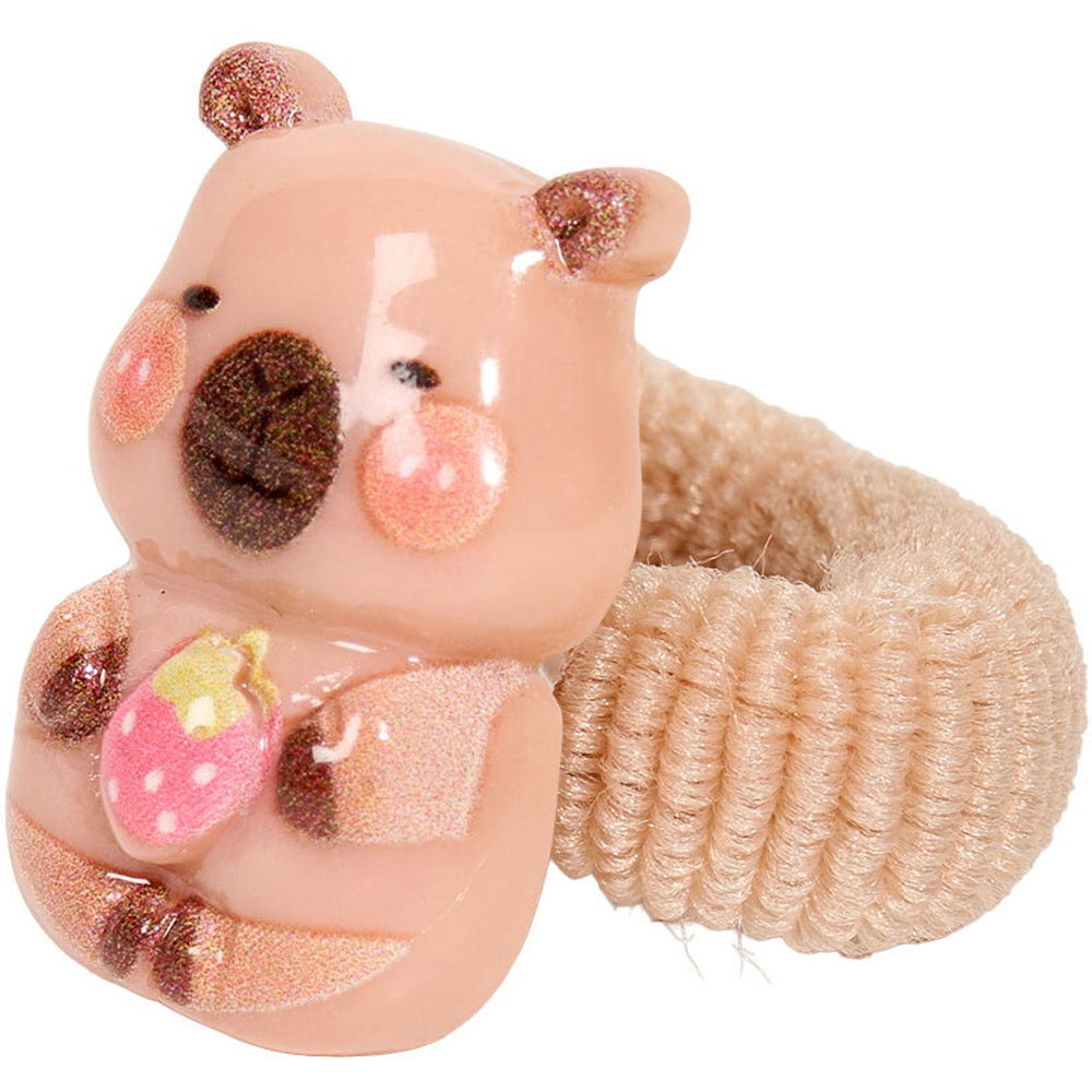 Pack of 6 Capybara Collection Hair Ties Image 4