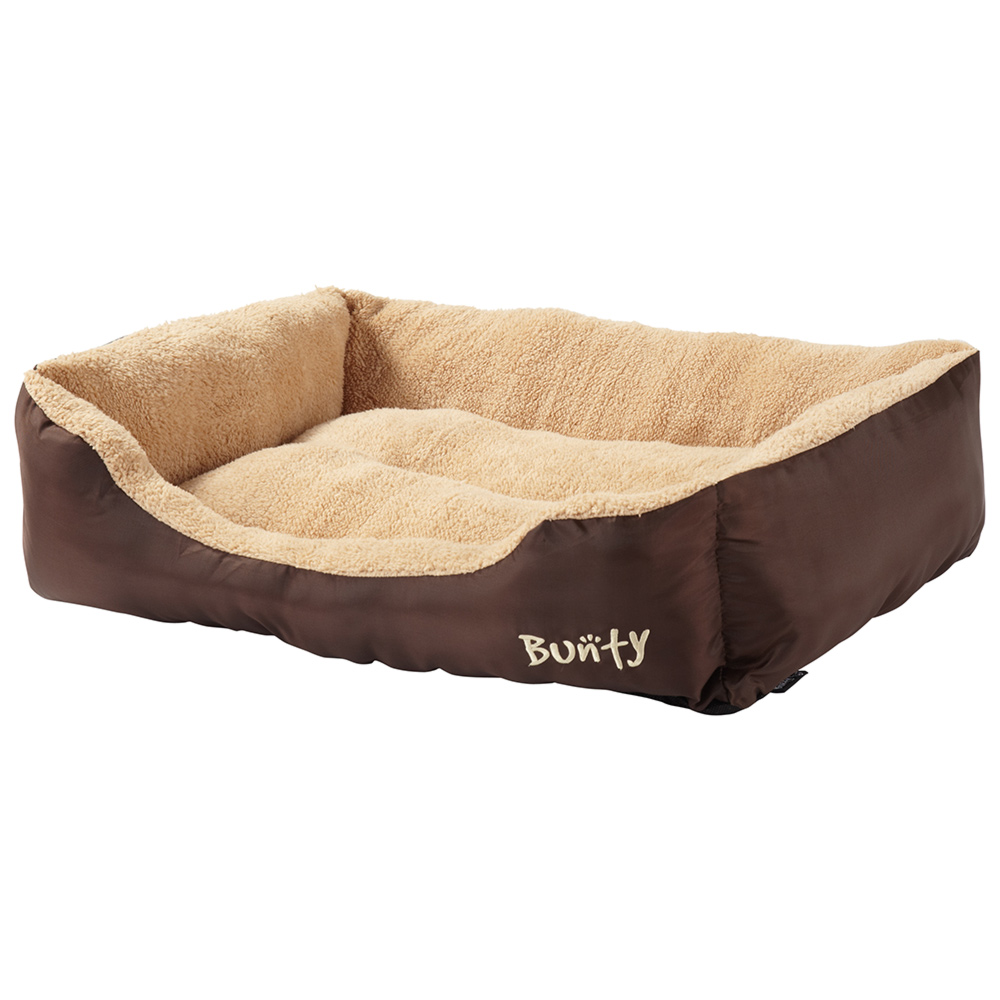 Bunty Deluxe XX Large Brown Soft Pet Basket Bed Image 1