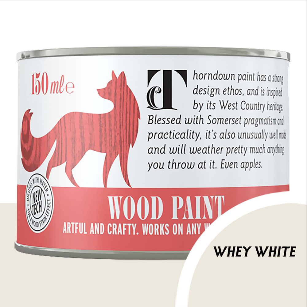 Thorndown Whey White Satin Wood Paint 150ml Image 3