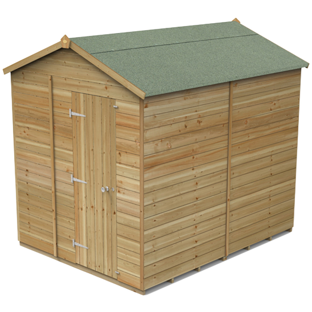 Forest Garden Timberdale 6 x 8ft Apex Shed Image 1