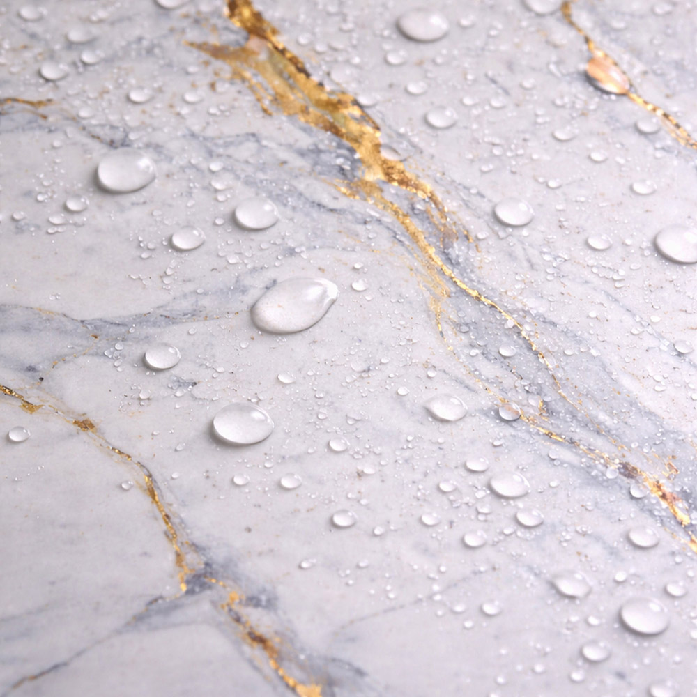 Britwall Gold Vein Carrara Marble Glossy Shower Panel 2400 x 1000mm 3 Pack Image 5