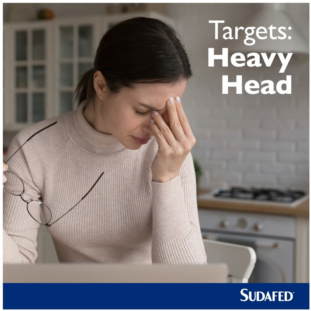 Sudafed Congestion and Headache Relief Max Strength Capsules Image 4