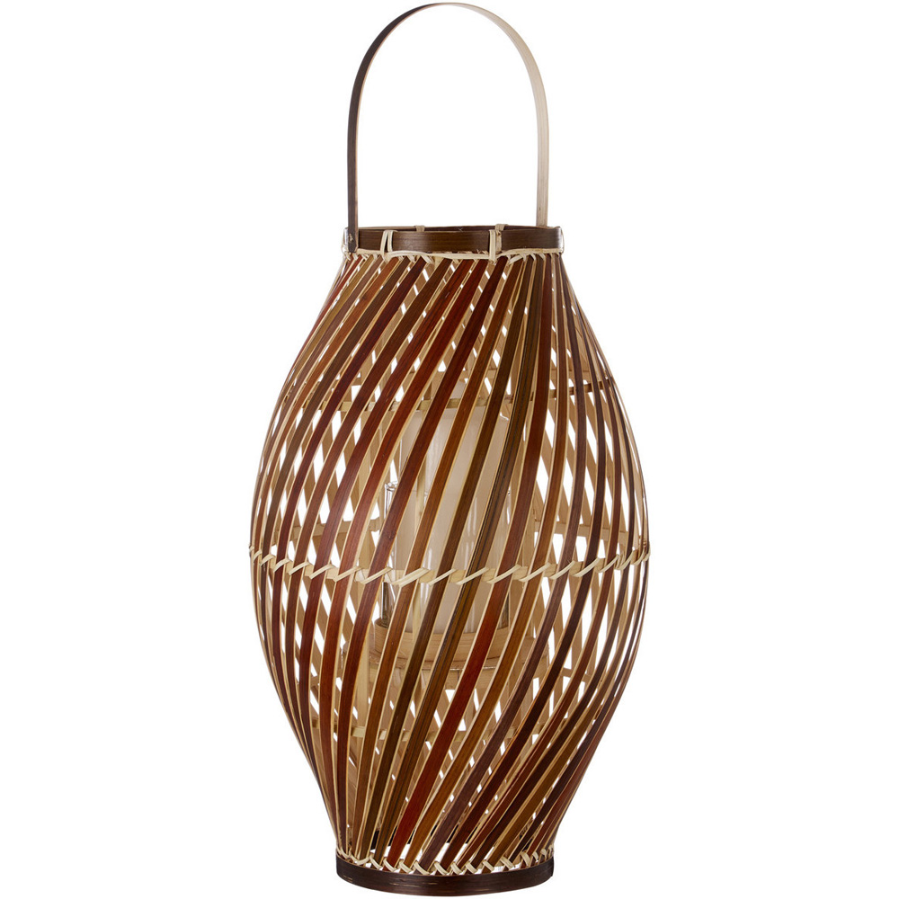 Premier Housewares Hanoi Natural Bamboo Lantern Image 3