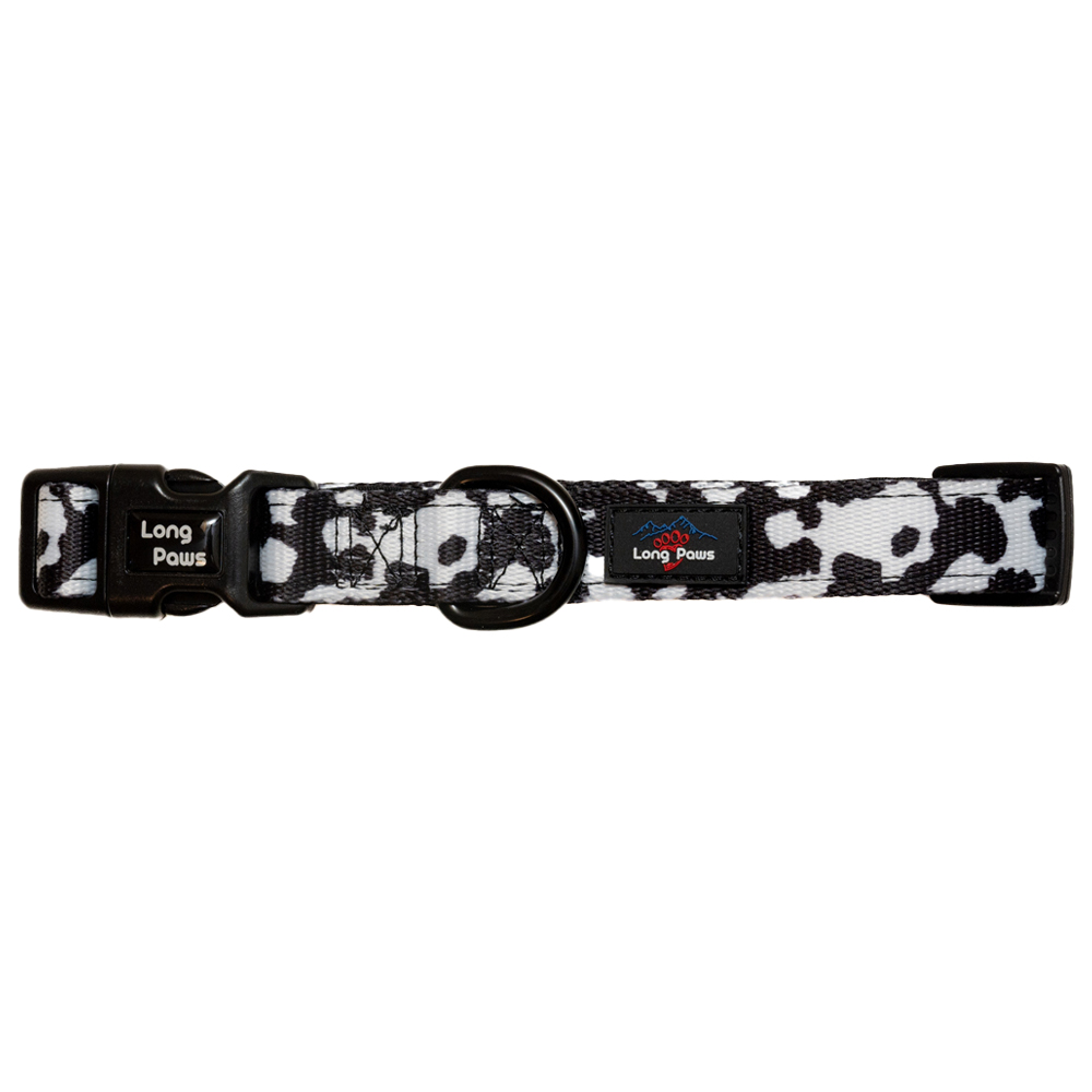 Long Paws Funk the Dog Large Cow Print Collar Image 2
