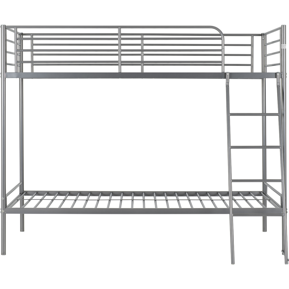 Seconique Brandon Single Silver Bunk Bed Image 3