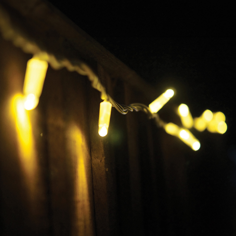 Eagle Connect Warm White LED White String Light 50m Image 5