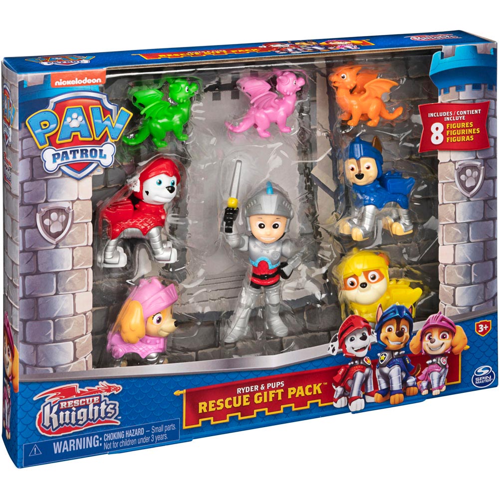 Paw Patrol Rescue Knights Ryder and Pups Figure Gift Pack Image 6