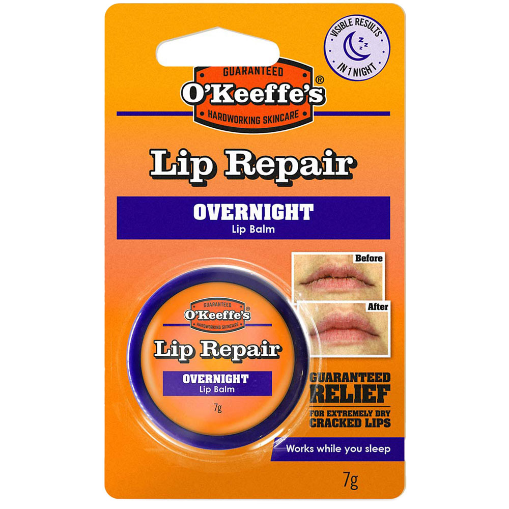 O'Keeffe's Lip Repair Overnight Matte Finish Lip Balm 7g Wilko