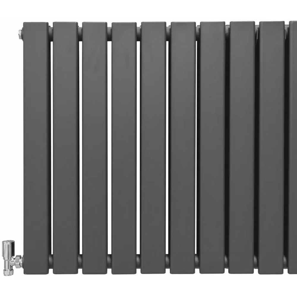 MonsterShop Anthracite Grey Flat Radiator 600 x 700mm Image 4