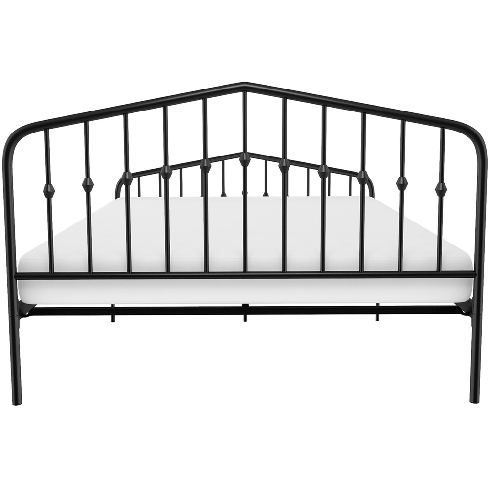 Novogratz Bushwick Double Black Bed Frame Image 4