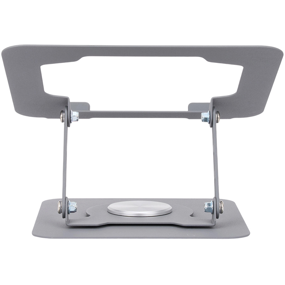 Living and Home Grey Adjustable Laptop Stand with Rotating Dual Arm Image 3
