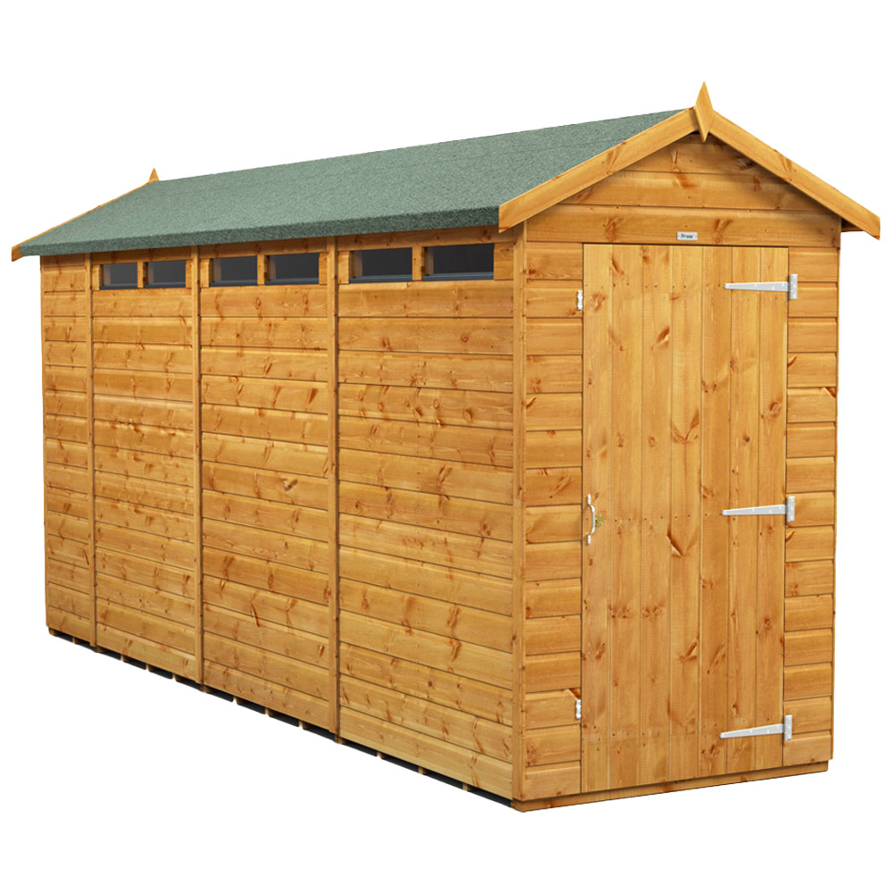 Power Sheds 14 x 4ft Apex Security Shed Image 1