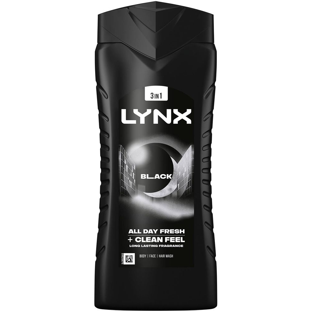 Lynx Black Frozen Pear and Cedarwood Fresh Charge Shower Gel 500ml 18 Pack Image 9
