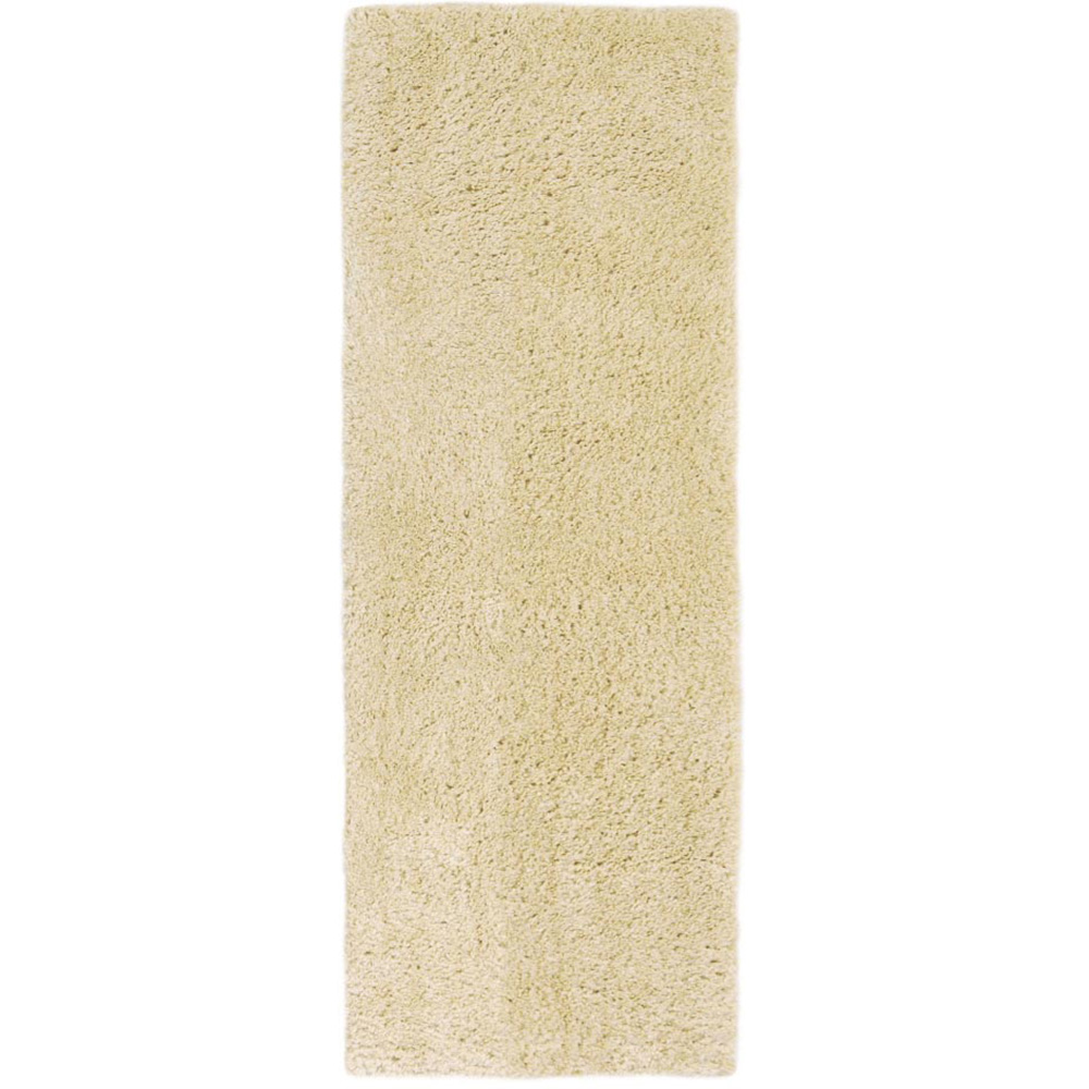 Homemaker Honey Snug Plain Shaggy Rug 60 x 200cm Image 1