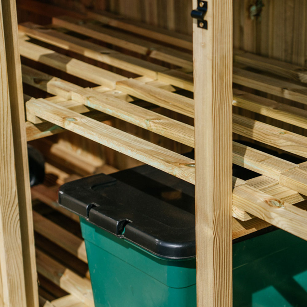 The Garden Village Chatburn 8 Recycle Box Storage shed Image 5