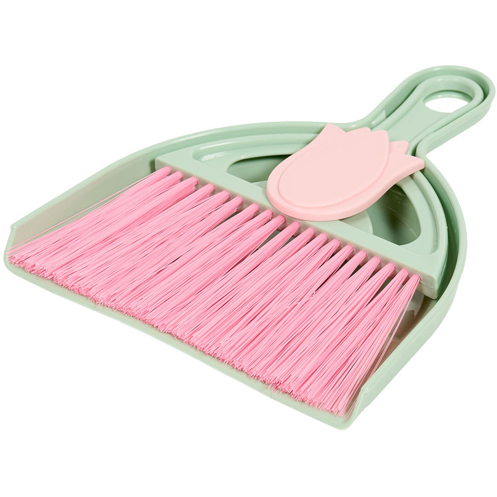 Flower Mini Dustpan and Brush Set Image 5