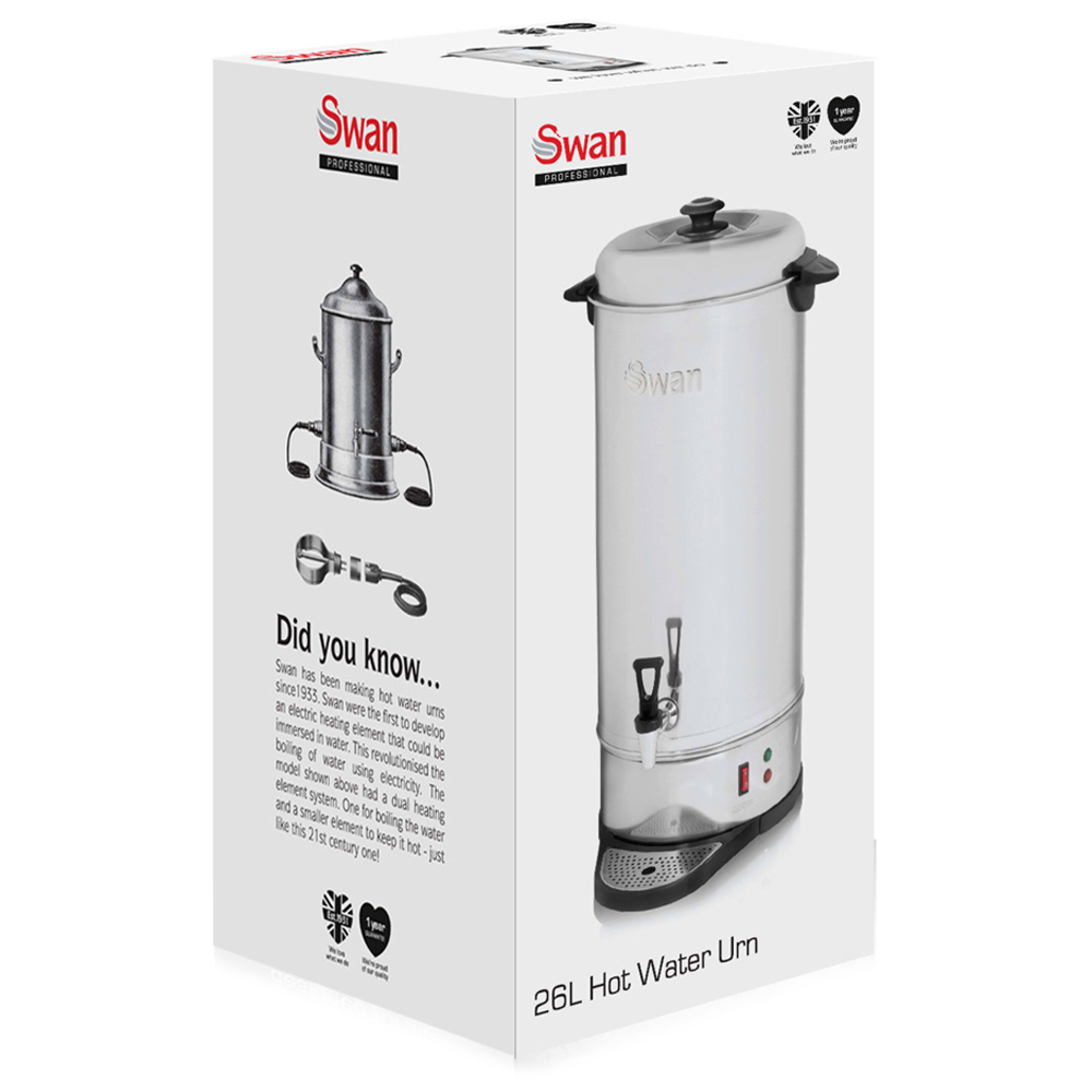 Swan SWU26L Stainless Steel 26L Tea Urn 2500W Image 5