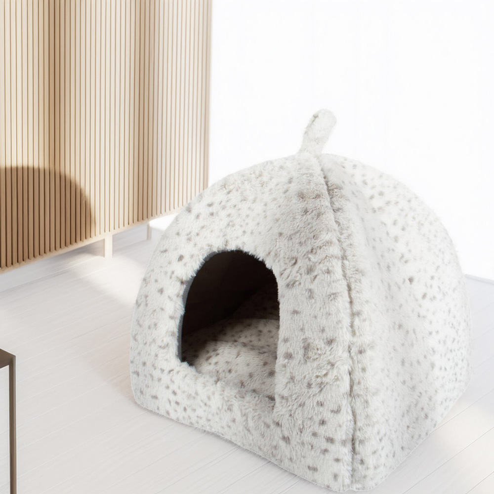 Luxury Semi Enclosed Cat Cube Grey Image 2