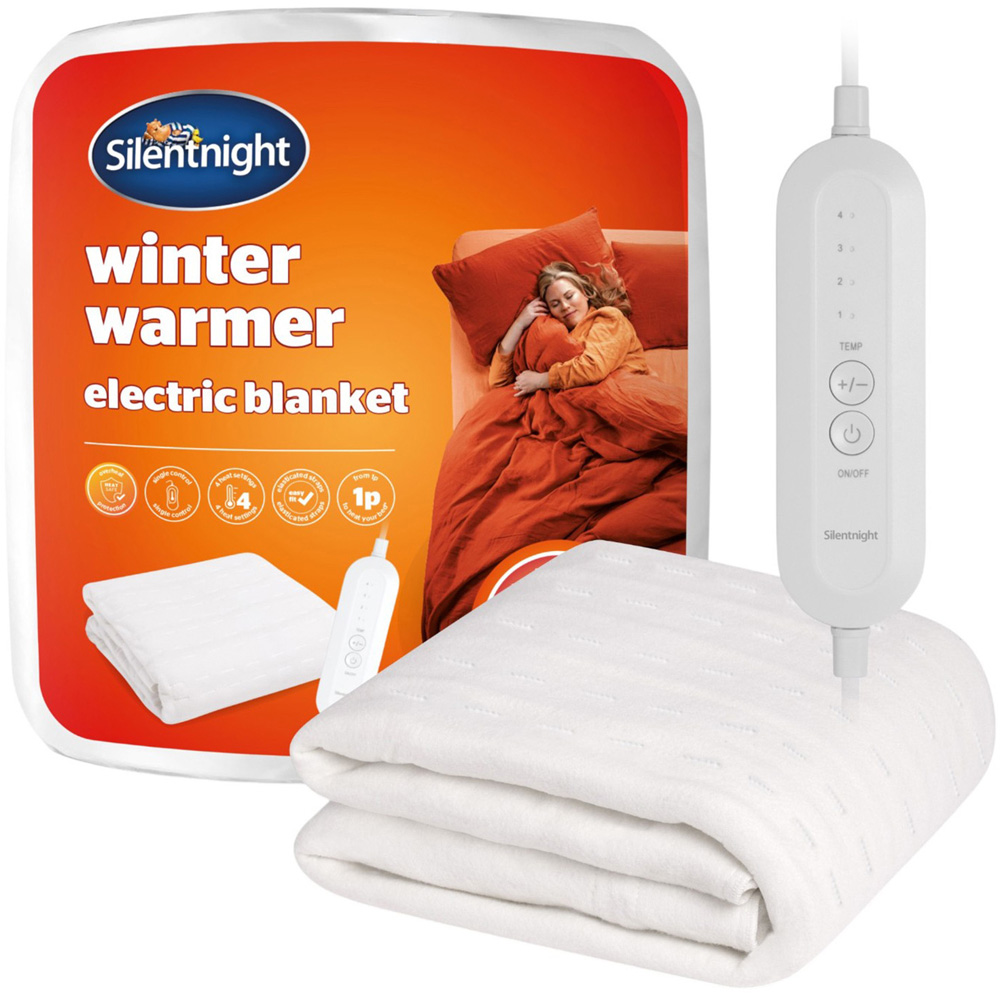Silentnight Winter Warmer Soft Electric Blanket Single Image 1