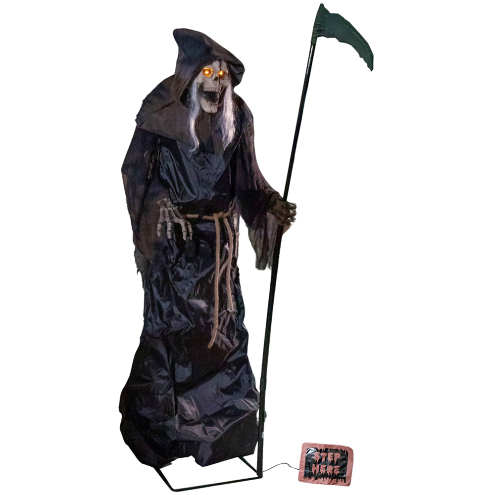 Samuel Alexander LED Animated Lunging Grim Reaper Halloween Decoration 6ft Image 1