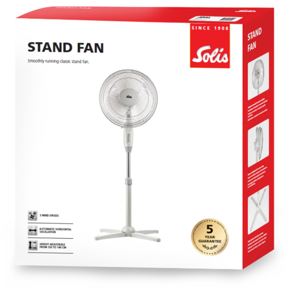 Solis Grey Adjustable Pedestal Fan 47 inch Image 6