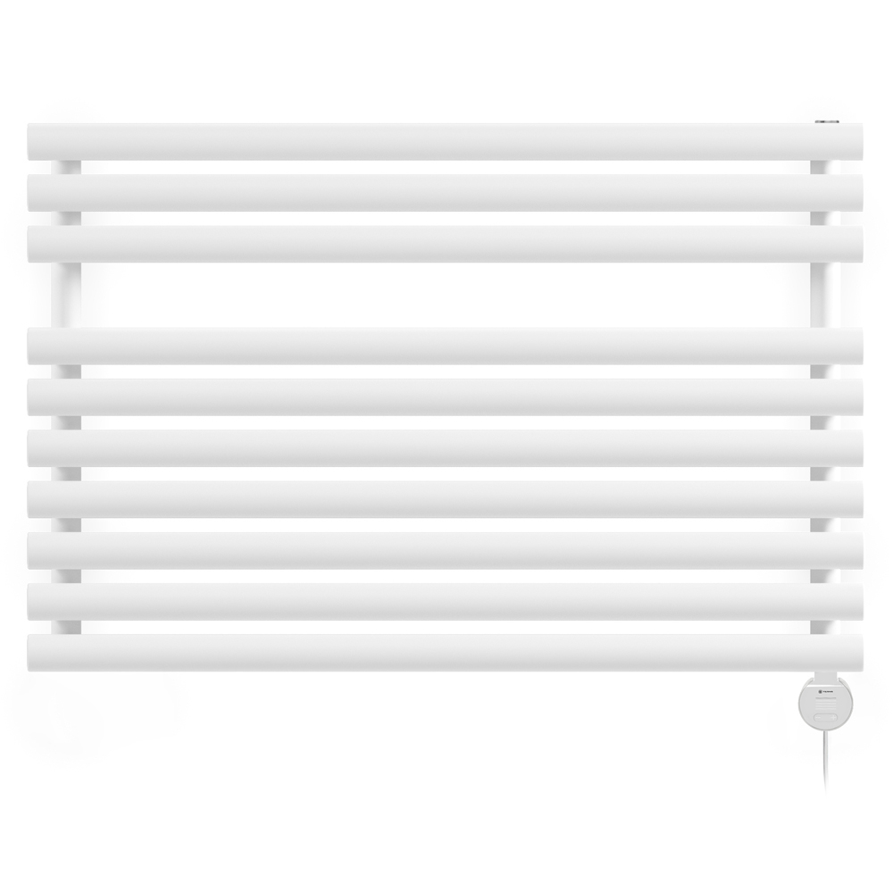 Terma Rolo Towel White Electric Towel Rail with VEO Element Controller 590 x 900mm Image 3