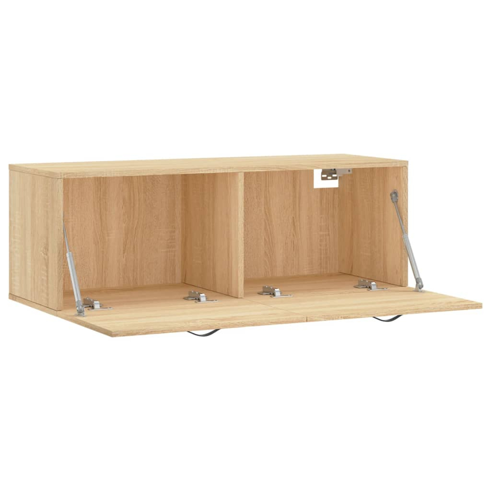 vidaXL 2 Door Sonoma Oak Wall Cabinet Image 6