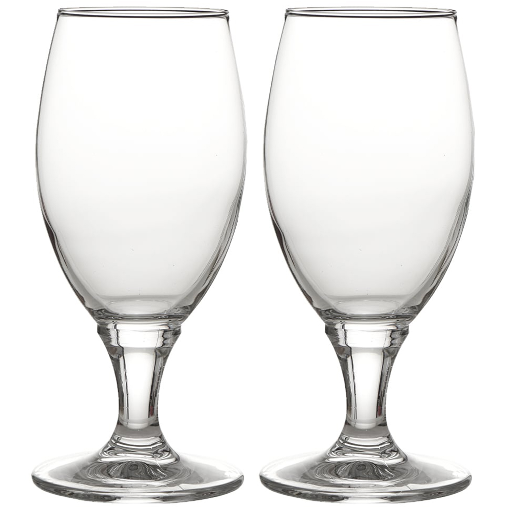 Wilko Craft Beer Glasses 2 Pack Image 1