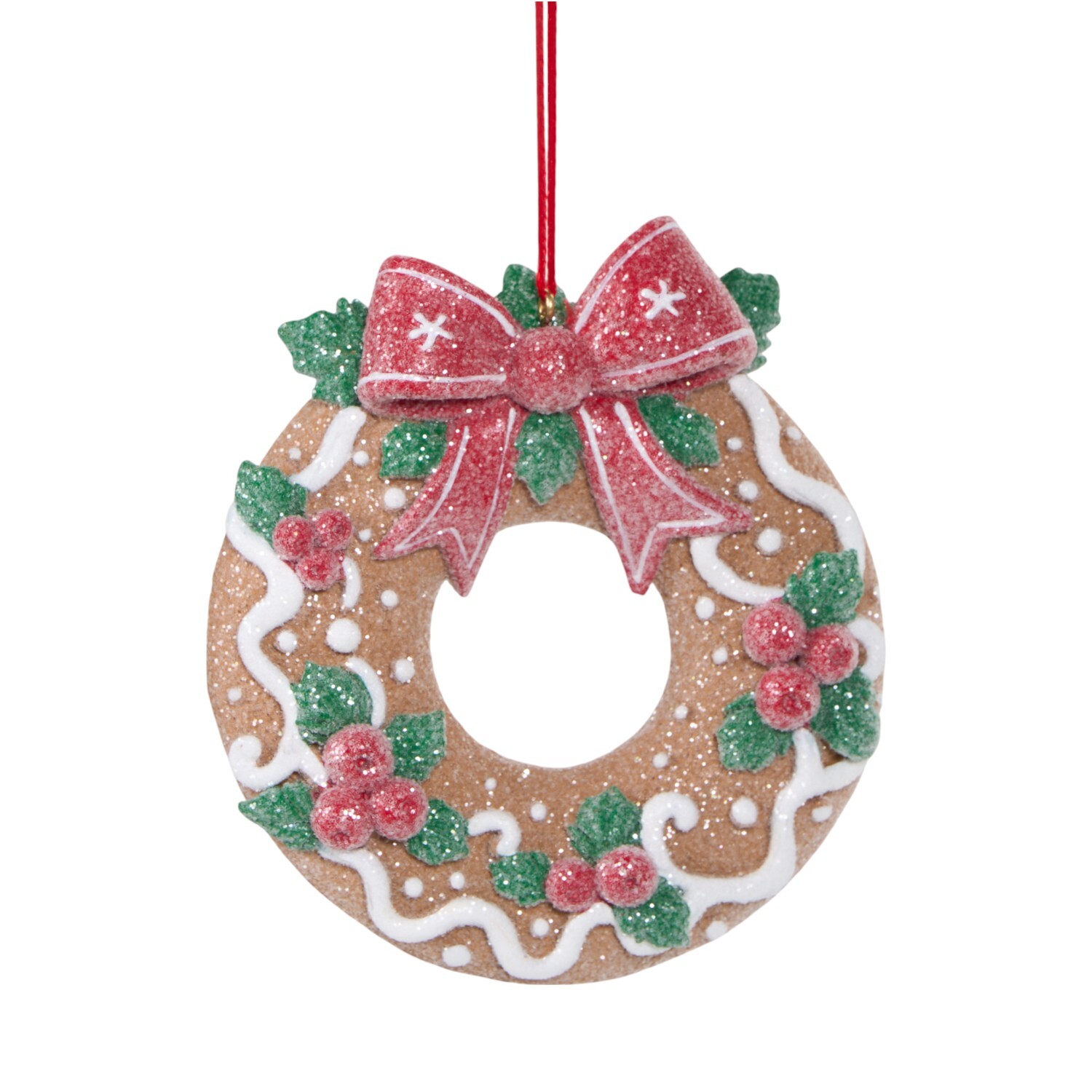 Iced Gingerbread Hanging Decoration Image 4