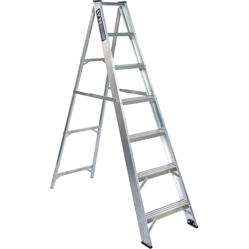 Lyte Ladders and Towers MagnaStep 7 Tread Aluminium Swingback Step Ladder Image 1