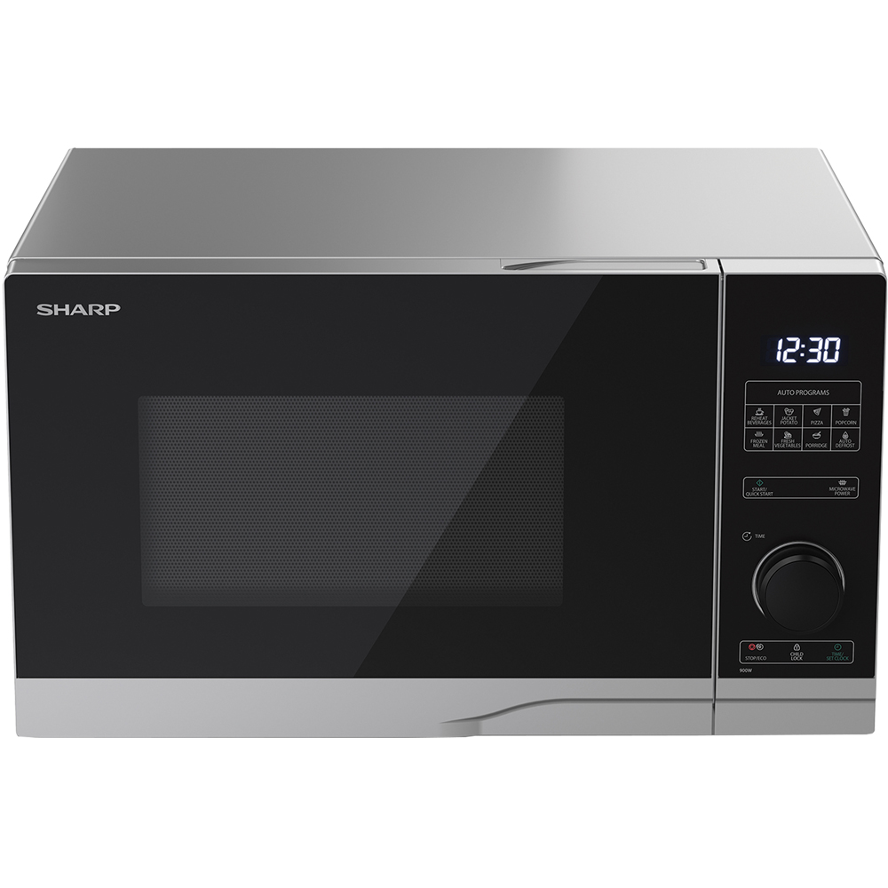 Sharp SP2341 Black and Silver 23L Solo Jog Dial Microwave Image 3