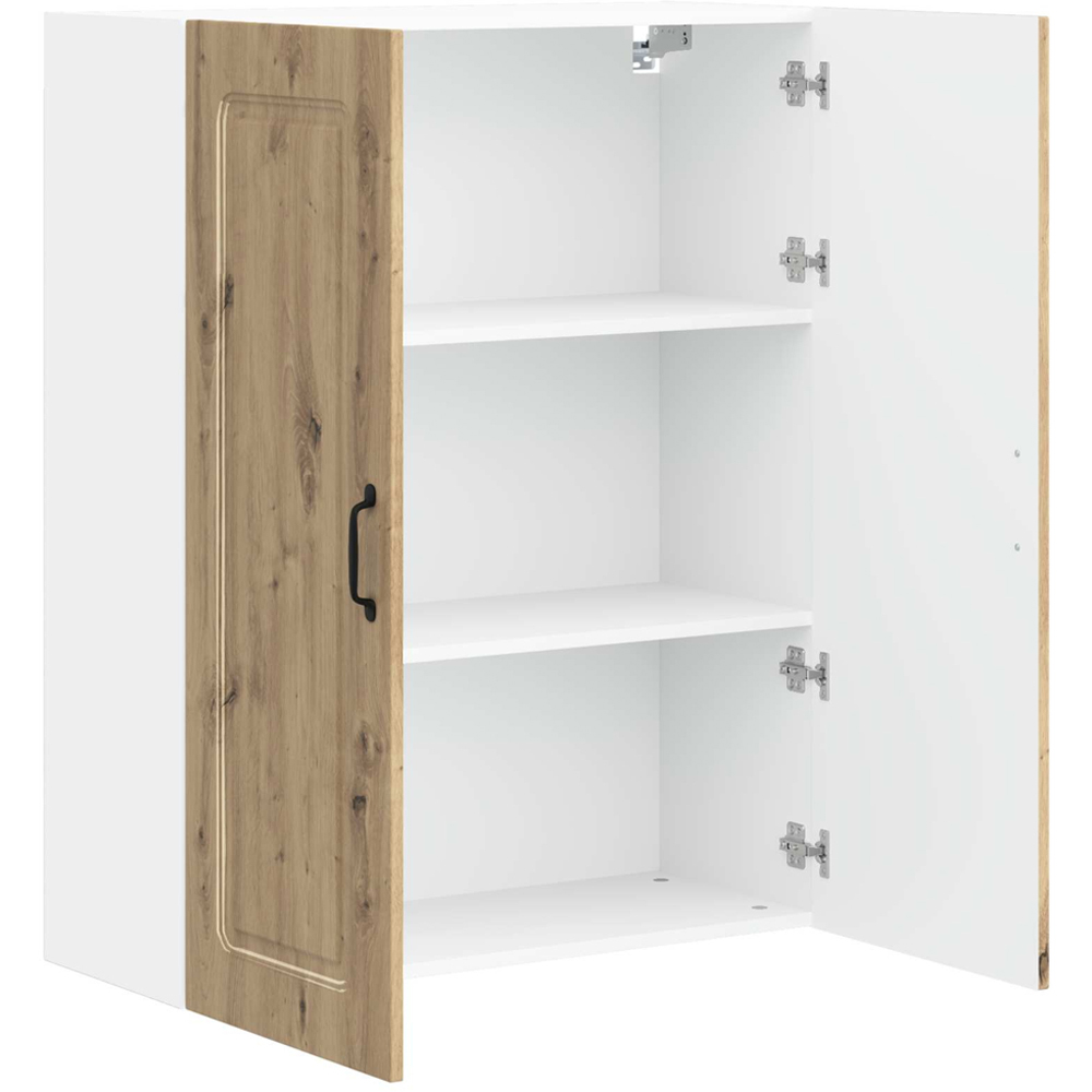 vidaXL 2 Door Artisan Oak Kitchen Wall Cabinet Image 5